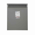 Eaton V43M28E37X General-Purpose Transformer, Dry Type Distribution, DT-3, Three-phase, PV: 416V, Taps: 2 at +2.5% FCAN, 4 at -2.5% FCBN, SV: 208Y/120V, 150°C, 37.5 kVA, Al windings , Elec. Shield, Frame: 912B, uses WS38