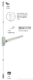 Falcon 25-V Series - Lever Trim - Surface Vertical Rod Exit Device - 3FT