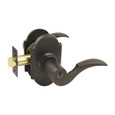Emtek Classic Brass Key In Leverset - Cortina Lever with Rosette Options - Single Cylinder