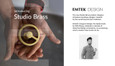 Emtek Studio Brass Knobsets - The Spoke Knob - Privacy