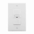 Eaton VS310U-BK vacancy sensor switch, With nightlight, Flush, 120V, Wire leads, Maintained closure, Black, Incand, MLV, ELV, Flrsnt, CFL, LED, halo, 1-pole, 3-way, 1-phase, 1000 sq ft, Vacancy, 1000W 710483