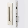 Emtek 2156 Narrow Modern Rectangular Pocket Door Mortise Lock (2" x 7-1/4") - Dummy