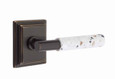 Emtek Emtek Select Brass T-Bar Terrazzo Lever - Passage Set EMTEK-T-BAR-TERRAZZO-LEVER-PASSAGE