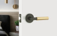 Emtek Emtek SELECT Brass T-Bar Smooth Lever - Passage Set EMTEK-T-BAR-SMOOTH-LEVER-PASSAGE