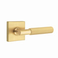 Emtek Emtek SELECT Brass T-Bar Straight Knurled Lever - Passage Set EMTEK-T-BAR-STRAIGHT-KNURLED-LEVER-PASSAGE