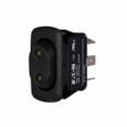 Eaton XR3BG44NV1XX X Series Rocker, Circuit code: G, Circuit position: ON-OFF-ON, Single-pole, Double-throw, Amber-amber lens, 125V lamp