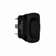 Eaton XR3BG44NV1XX X Series Rocker, Circuit code: G, Circuit position: ON-OFF-ON, Single-pole, Double-throw, Amber-amber lens, 125V lamp