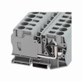 Eaton XBUT6BK XB IEC terminal block, 8.2 mm Wide Feed Through Terminal Block, IEC-XB Series, Black, #26-8 AWG wire