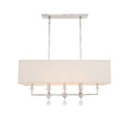 Crystorama 8109 Paxton 8 Light Linear Chandelier