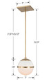 Crystorama Crystorama 2107 Brian Patrick Flynn for Crystorama Truax 1 Light Mini Pendant CRY-2107