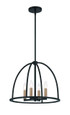 Crystorama Crystorama ABB-3004 Abbott 4 Light Chandelier CRY-ABB-3004