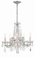 Crystorama Crystorama 4476 Maria Theresa 5 Light Chandelier CRY-4476