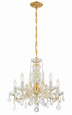 Crystorama Crystorama 4476 Maria Theresa 5 Light Chandelier CRY-4476