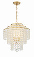 Crystorama Crystorama GAB-B7304 Gabrielle 4 Light Chandelier CRY-GAB-B7304