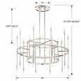 Crystorama Crystorama ARS-B4020 Aries 20 Light Chandelier CRY-ARS-B4020