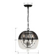 Crystorama Crystorama DUV-623 Duval 3 Light Mini Chandelier CRY-DUV-623