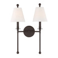 Crystorama RIV-383 Riverdale 2 Light Sconce