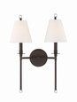 Crystorama RIV-383 Riverdale 2 Light Sconce