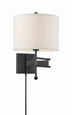 Crystorama MAR-A8031 Marshall 1 Light Task Sconce