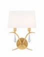 Crystorama ROL-18802 Rollins 2 Light Sconce