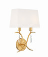 Crystorama ROL-18802 Rollins 2 Light Sconce