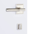 Emtek 8383 Wilshire Thumbturn Privacy Bolt - Double Rosettes with Indicator - Use with Brass Passage Set