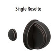 Emtek 8481 Watford Thumbturn Privacy Bolt - Single Rosette - Use with Brass Passage Set