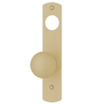 Von Duprin 606K-BE Passage Knob, Blank Escutcheon, Function, Trim for 88 Series Exit Devices