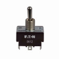 Eaton XTD4B3A X Series Toggle Switch, Circuit position: ON-OFF-ON, Two-pole, Double-throw, 20A at 125 Vac, 10A at 277 Vac, 15A at 28 Vac, 3/4 hp at 125-250 Vac, Solder lugs