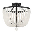 Crystorama 604 Rylee 4 Light Semi Flush Mount