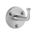 Bobrick B-211 - Heavy-Duty Clothes Hook with Exposed Mounting, Satin Nickel-Plated Finish