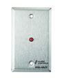 Alarm Controls  RP-28 Series - Single Remote Station Wall Plate with Red LED