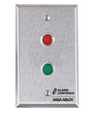 Alarm Controls  RP-09  Series - Single Remote Station Wall Plate with LED Status Indicator