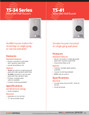 Alarm Controls TS-34 Series - Mounted Wall Buzzers