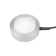 WAC Lighting Single LED Puck Light with Single 6in Lead Wire and 6ft Power Cord with Roll Switch
