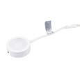 WAC Lighting Single LED Puck Light with Single 6in Lead Wire and 6ft Power Cord with Roll Switch