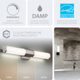 WAC Lighting Remi 24in LED Bathroom Vanity & Wall Light 3CCT