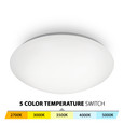 WAC Lighting 11.75" Glo LED 5-CCT Energy Star Flush Mount FM-211