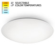 WAC Lighting Glo LED 5-CCT Energy Star Flush Mount WAC-FM-216