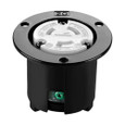 Crouse-Hinds AHL820FO Eaton locking flanged outlet, #14-8 AWG, 20A, Industrial, 480V, Back wiring, Black, white, L8-20, Two-pole, Three-wire, Nylon