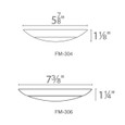 WAC Lighting Disc LED Energy Star Flush Mount & Retrofit Kit WAC-FM-304