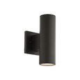 WAC Lighting 9.42" Cylinder LED Double Up and Down Indoor or Outdoor Wall Light