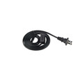 WAC Lighting 6ft Power Cord with Roll Switch for Line Voltage Puck Light