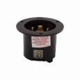 Crouse-Hinds AHL2130FI Eaton locking flanged inlet, #14-8 AWG, 30A, Industrial, 120/208V, Back wiring, Black, L21-30, Four-pole, Five-wire, Nylon