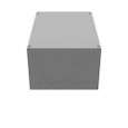 Milbank 12188-SC1 18x8x12 Screw Cover Type 1 UL Listed Steel Knockouts ANSI 61 Gray Cover With Teardrop Slots Mounting Holes In Back