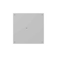Milbank 181812-SC1 18x12x18 Screw Cover Type 1 UL Listed Steel Knockouts ANSI 61 Gray Cover With Teardrop Slots Mounting Holes In Back