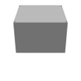 Milbank 181812-SC1 18x12x18 Screw Cover Type 1 UL Listed Steel Knockouts ANSI 61 Gray Cover With Teardrop Slots Mounting Holes In Back
