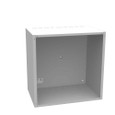 Milbank 181812-SC1 18x12x18 Screw Cover Type 1 UL Listed Steel Knockouts ANSI 61 Gray Cover With Teardrop Slots Mounting Holes In Back
