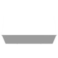 Milbank 101024-GSC3R 10x24X10 Screw Cover Wireway Type 3R UL Listed Steel Knockouts ANSI 61 Gray Quad D Knockout For Lock