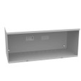 Milbank 101024-GSC3R 10x24X10 Screw Cover Wireway Type 3R UL Listed Steel Knockouts ANSI 61 Gray Quad D Knockout For Lock